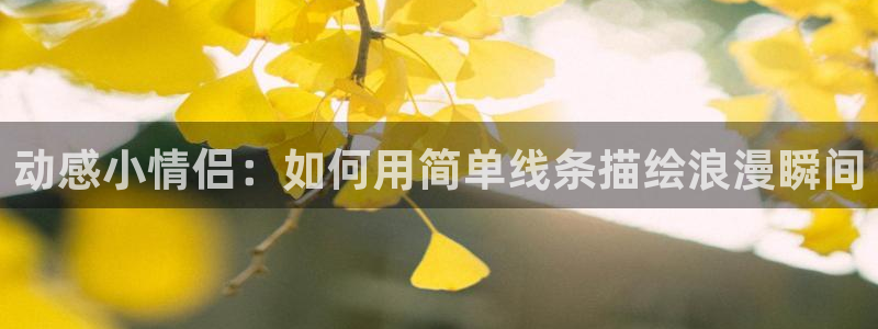 谈球吧：动感小情侣：如何用简单线条描绘浪漫瞬间